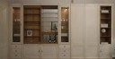 Anbauwand Directoire mit Barteil, Regal verschiebbar Anbauwand Directoire mit Barteil, Regal verschiebbar